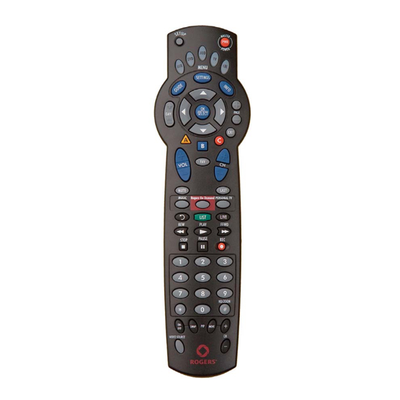 Rogers personal TV User Manual