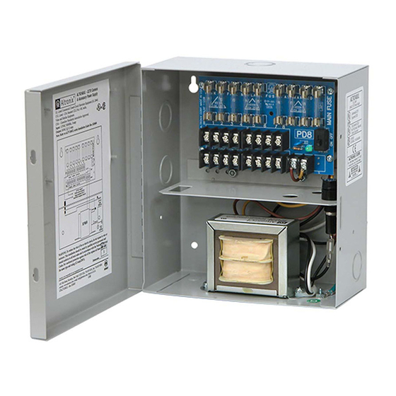 Altronix ALTV248ULCB Installation Manuals