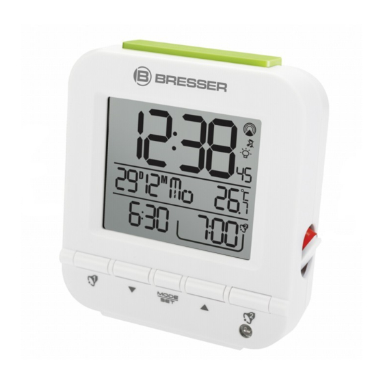 BRESSER MYTIME EASY ALARM CLOCK INSTRUCTION MANUAL ManualsLib