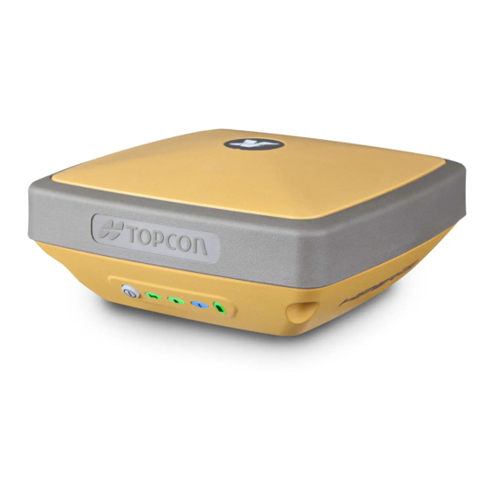 Topcon HiPer SR Operator's Manual