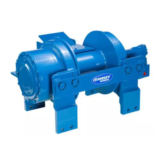 RAMSEY WINCH HDP50000 WINCH OPERATING, SERVICE AND MAINTENANCE MANUAL