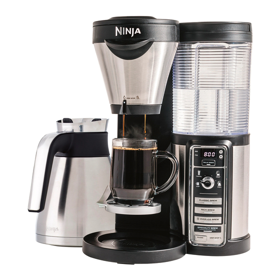 Ninja CF091 Coffee Bar Owner's Guide