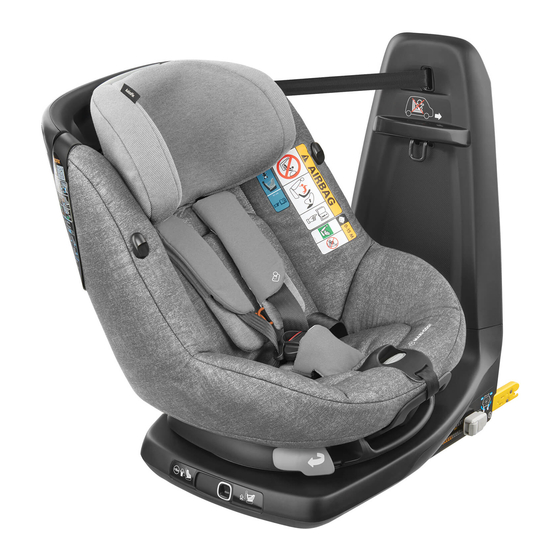 MAXICOSI AXISSFIX AIR CAR SEAT USER MANUAL ManualsLib