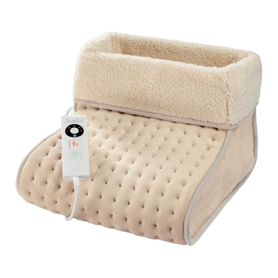 DREAMLAND INTELLIHEAT LUXURY FOOTWARMER FOOD WARMER INSTRUCTIONS FOR