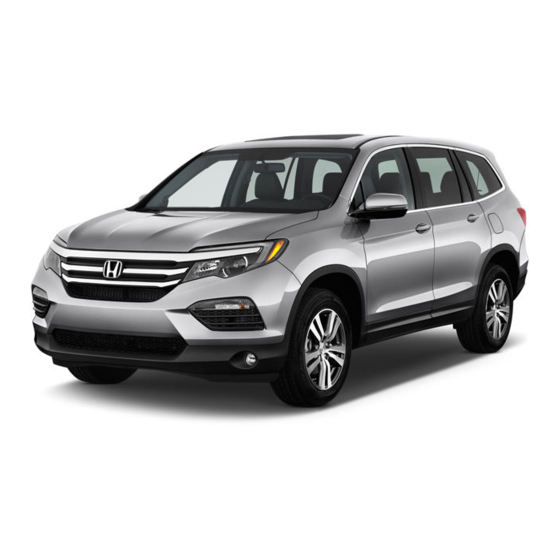 Honda Pilot 2019 Owner's Manual