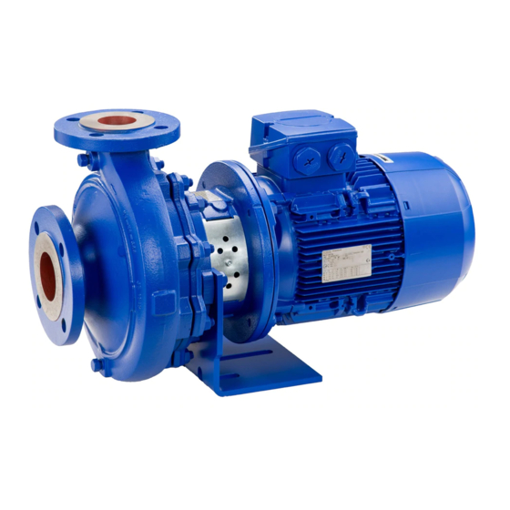 KSB ETABLOC WATER PUMP OPERATING INSTRUCTIONS MANUAL ManualsLib