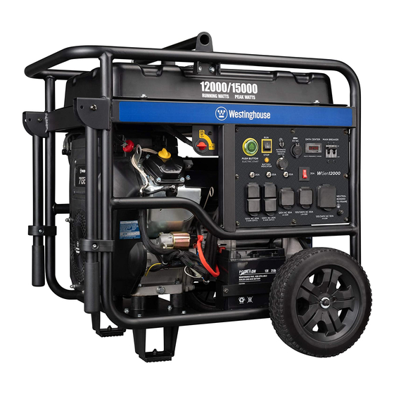 WESTINGHOUSE WGEN12000 PORTABLE GENERATOR USER MANUAL | ManualsLib