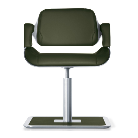 INTERSTUHL BÜROMÖBEL SILVER 162S INDOOR FURNISHING USE AND CARE MANUAL