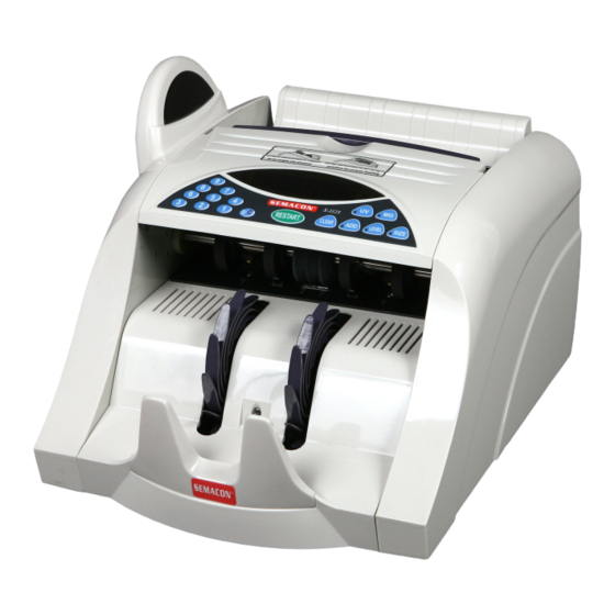 SEMACON S1100 SERIES CASH COUNTER OPERATING MANUAL ManualsLib
