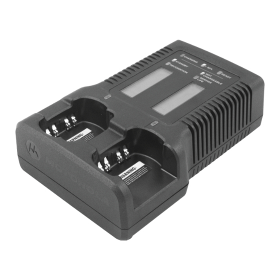 MOTOROLA IMPRES NNTN7584 BATTERY CHARGER USER MANUAL ManualsLib