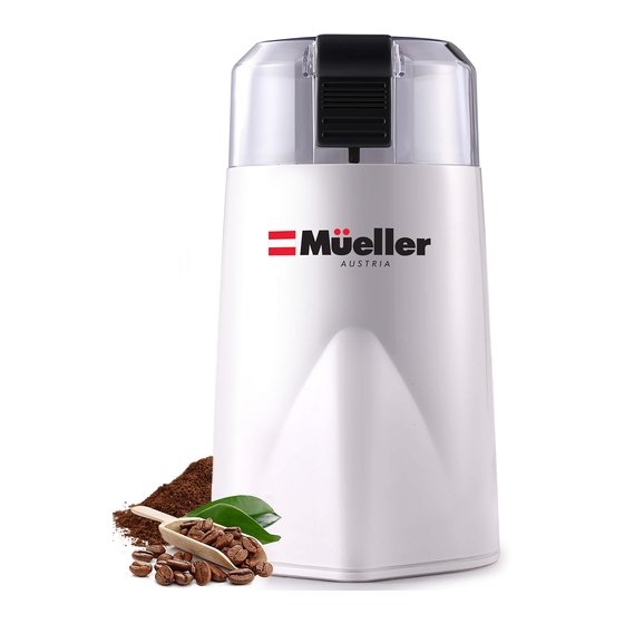 Mueller austria manual store coffee grinder