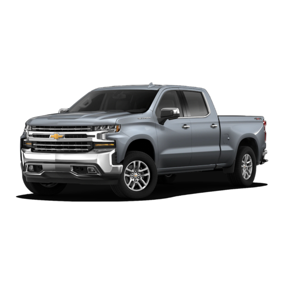 CHEVROLET SILVERADO 2019 AUTOMOBILE QUICK REFERENCE MANUAL | ManualsLib