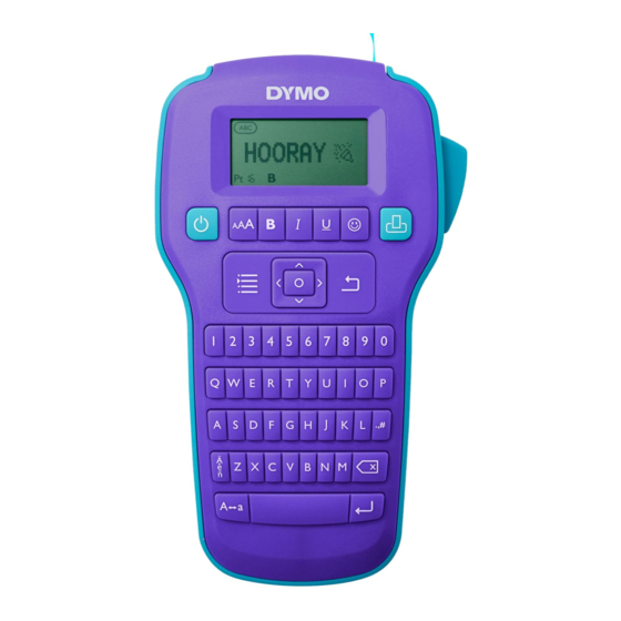 DYMO COLORPOP LABEL MAKER USER MANUAL ManualsLib
