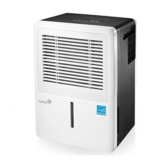 IVATION IVALDH50PW DEHUMIDIFIER USER 