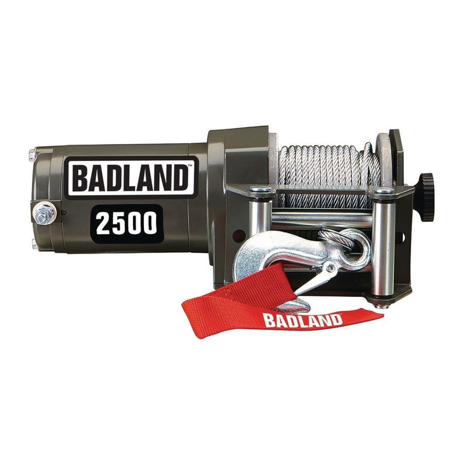 Badland Winches 63476 Winch Owners Manual Manualslib