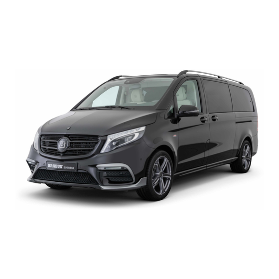 Mercedes-Benz V-Class Operating Instructions Manual