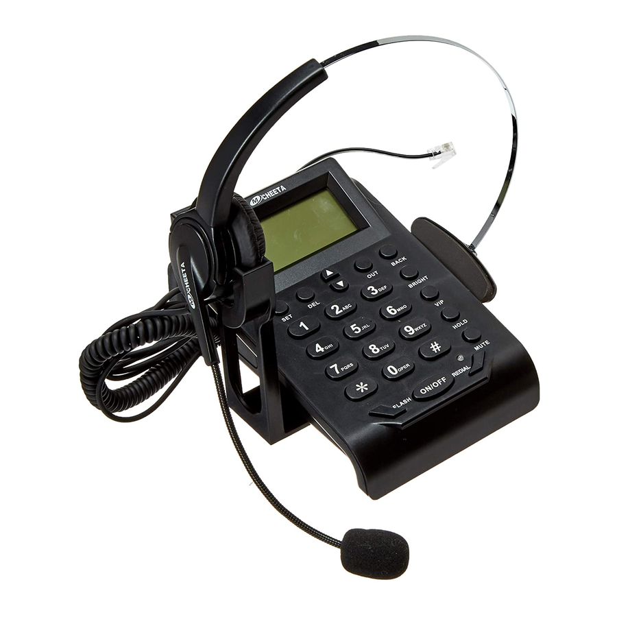 Callany HT-580 Manual