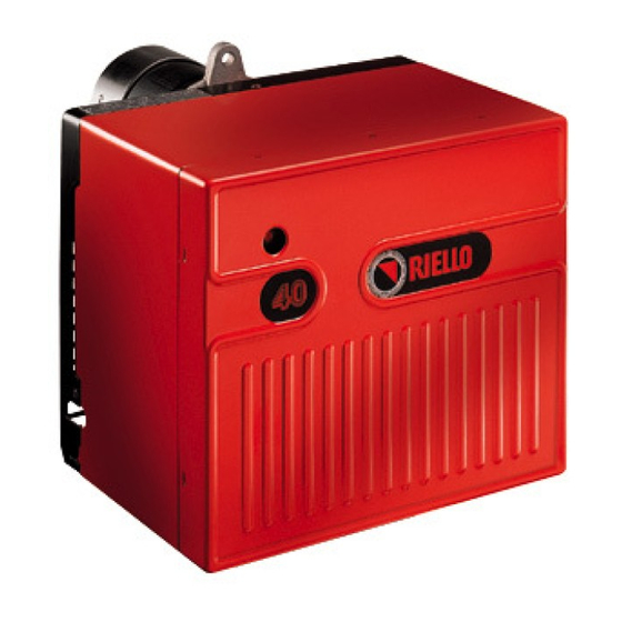 Riello F20 Installation Instructions Manual