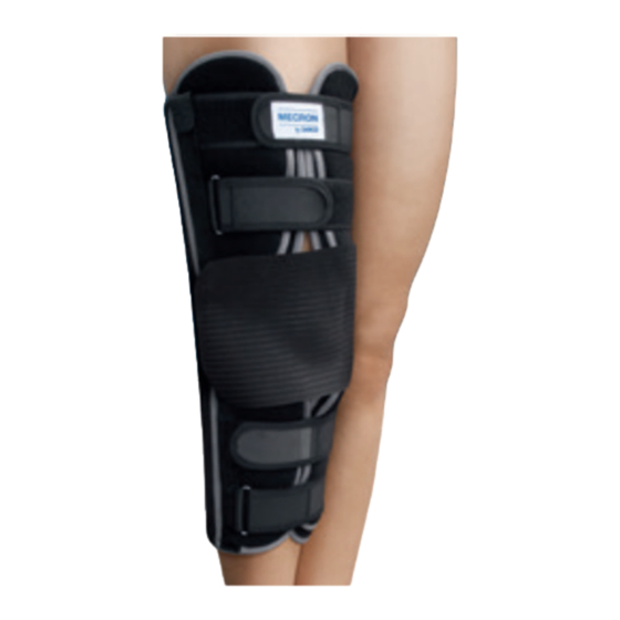 Darco MECRON Knee Splints Orthopaedic Manuals