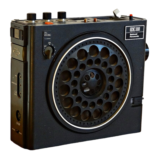 Panasonic RF-888JB Operating Instructions Manual