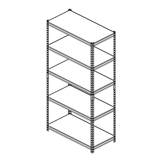 Edsal MUSCLE RACK UR421872L5-SV Use And Care Manual