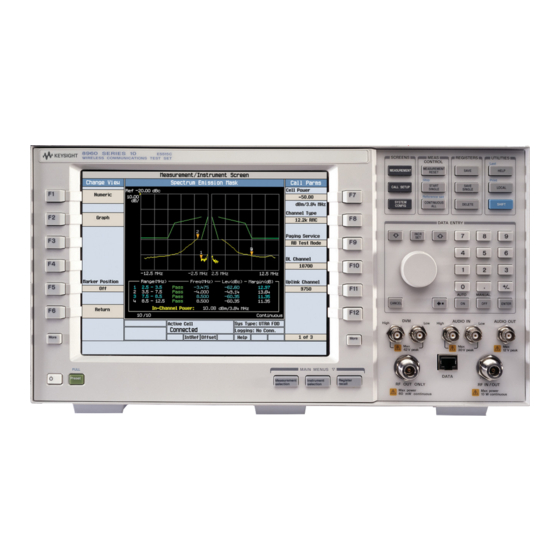 Keysight Technologies 8960 Manuals