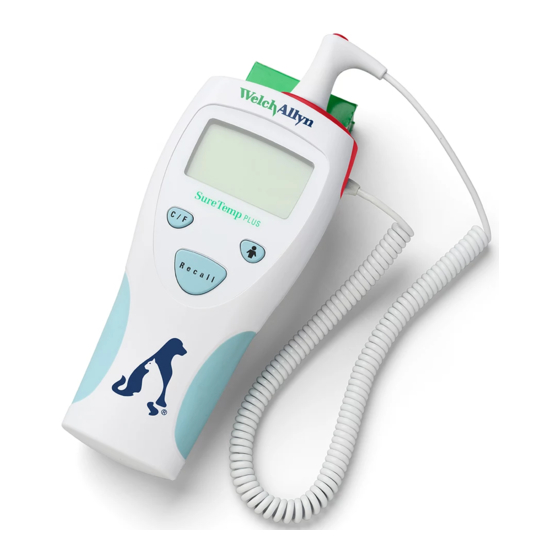 WELCH ALLYN SURETEMP PLUS 690V THERMOMETER DIRECTIONS FOR USE MANUAL