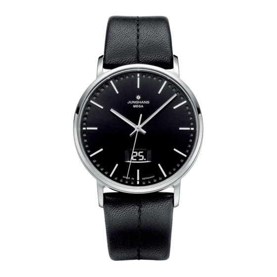 JUNGHANS J615.61 WATCH MANUAL ManualsLib
