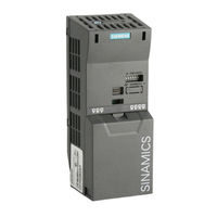 Siemens Sinamics G120 CU240S PN-F Operating Instructions Manual