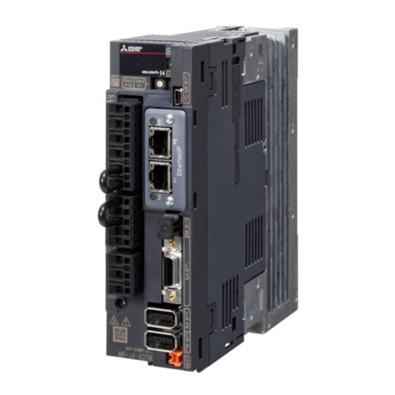 MITSUBISHI ELECTRIC MELSERVOJ4 MRJ4_TM SERIES AMPLIFIER INSTRUCTION