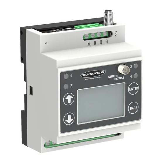 BANNER SURE CROSS DXM700B SERIES CONTROLLER INSTRUCTION MANUAL