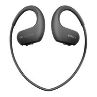 Sony NW-WS413 Help Manual