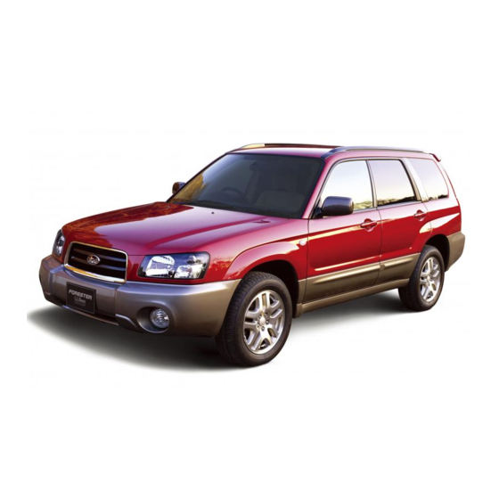 Subaru Forester SG 2004 Manual