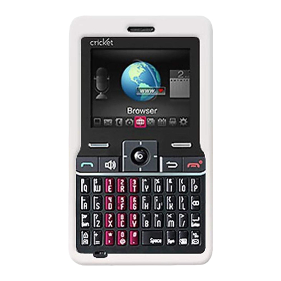 CRICKET A300 CELL PHONE USER MANUAL ManualsLib