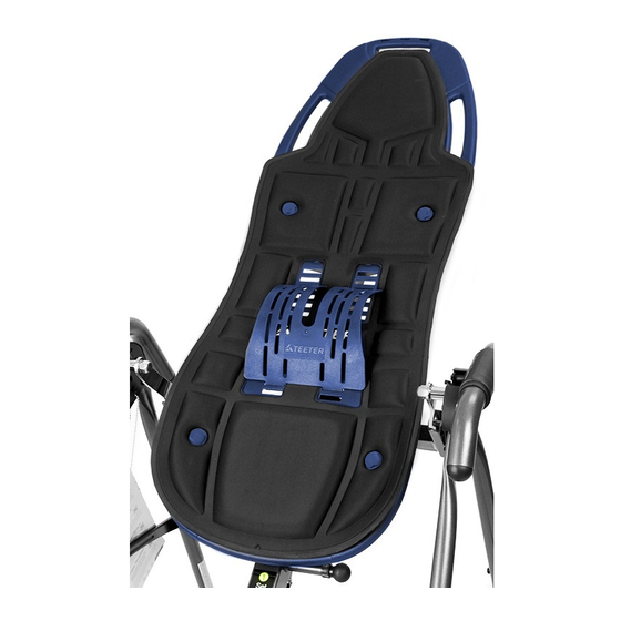 TEETER BETTER BACK ASSEMBLY & USER INSTRUCTIONS Pdf Download ManualsLib