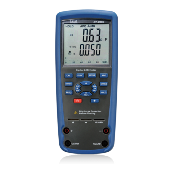 CEM DT9935 INSTRUCTION MANUAL Pdf Download ManualsLib