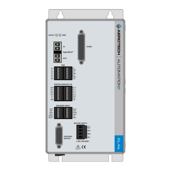 Aerotech Automation1 XL4s Hardware Manual