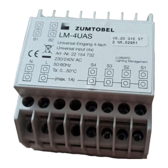 Zumtobel LM-4UAS Installation