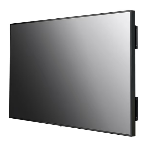 LG UH5J-H Digital Signage Display Manuals