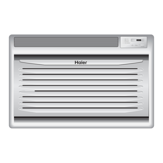 Haier HWR05XC6 - 5200 BTU Electronic Control Room Air Conditioner Manuals