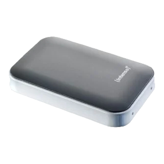 Intenso 2,5" MEMORYHOUSE Operating Instructions Manual