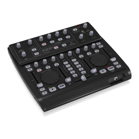 Behringer B-CONTROL DEEJAY BCD3000 Quick Start Manual