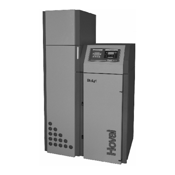 Hoval biolyt 10-26 Operating Instructions Manual