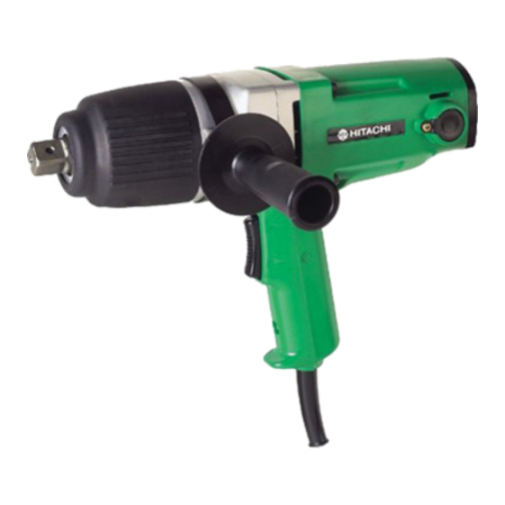 Hitachi Koki WH 14 Handling Instructions Manual