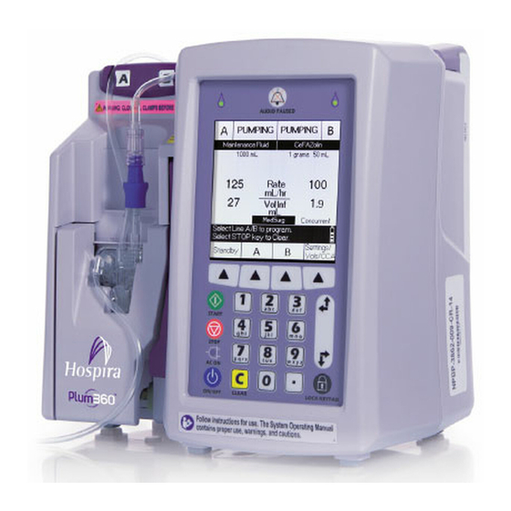Hospira Plum 360 Operating Manual