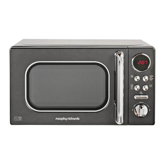 MORPHY RICHARDS 511500 MICROWAVE OVEN MANUAL ManualsLib