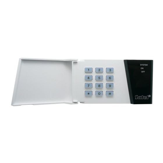 Satel Ca-64 S Keypad Manual 