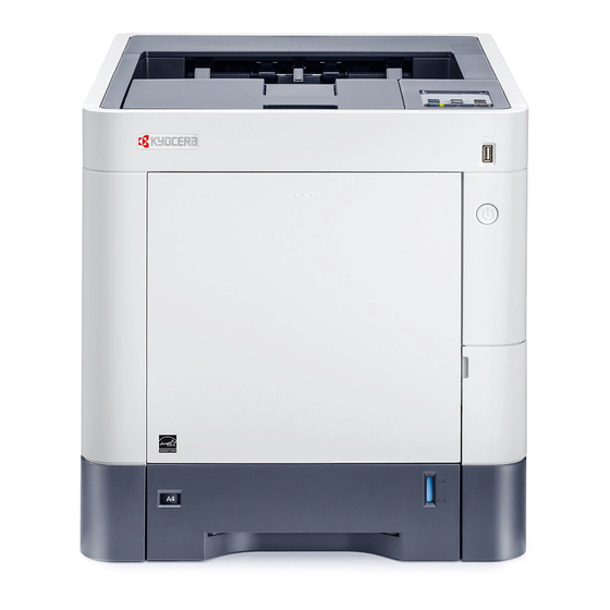 Kyocera ECOSYS P6230cdn Operation Manual