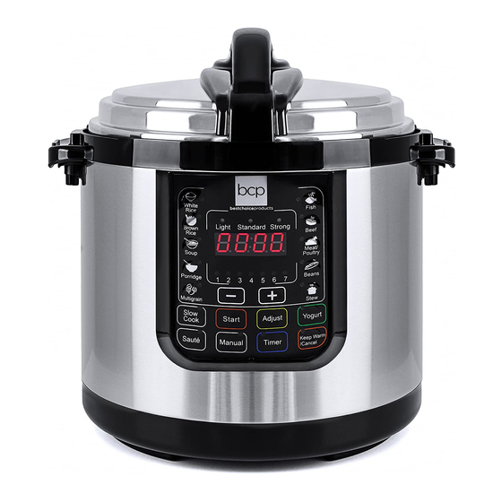 BCP SKY3755 ELECTRIC PRESSURE COOKER INSTRUCTION MANUAL ManualsLib