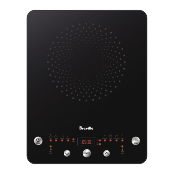 BREVILLE QUICK COOK LIC400 COOKTOP INSTRUCTION BOOK ManualsLib